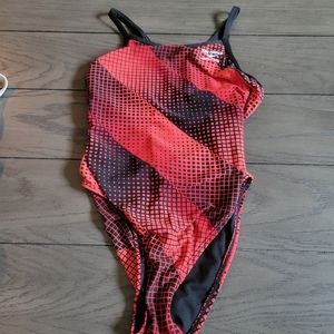 Speedo One Piece Women's Performance Racing Swimsuit size 30